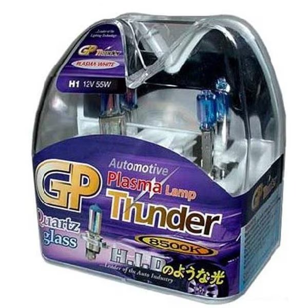 GP Thunder - SGP85K-H1 - H1 8500K 55W Standard Wattage Bulb - 2 Pack, Gp Thunder, Mfr#: SGP85K-H1